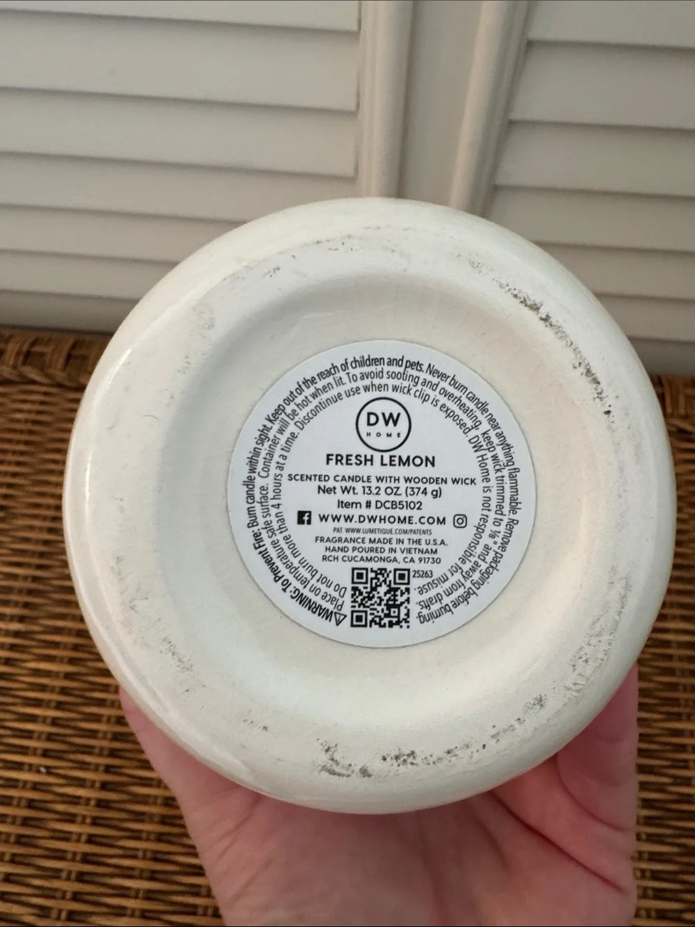 DW Home ceramic jar